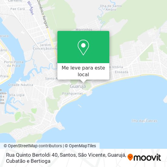 Rua Quinto Bertoldi 40 mapa