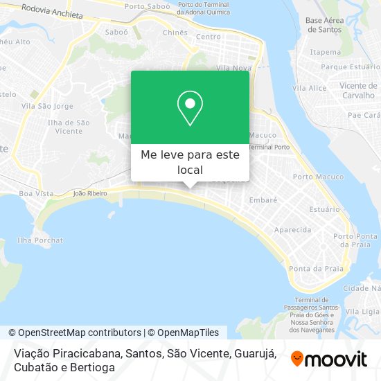 Viação Piracicabana mapa
