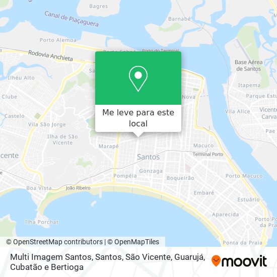Multi Imagem Santos mapa