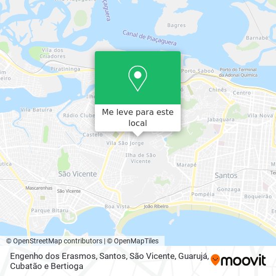 Engenho dos Erasmos mapa