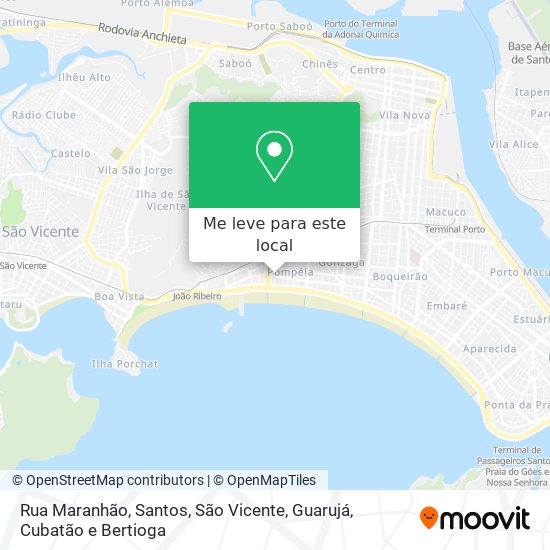 Rua Maranhão mapa