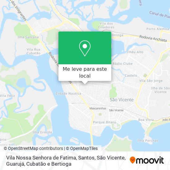 Vila Nossa Senhora de Fatima mapa