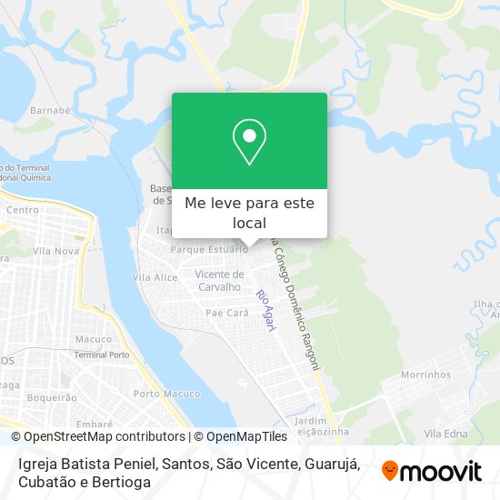 Igreja Batista Peniel mapa
