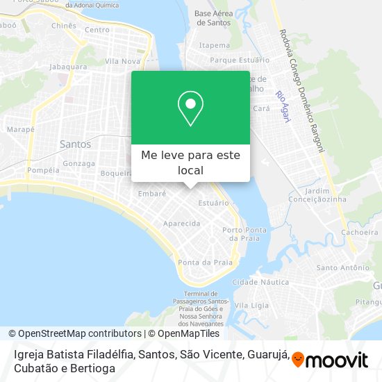 Igreja Batista Filadélfia mapa