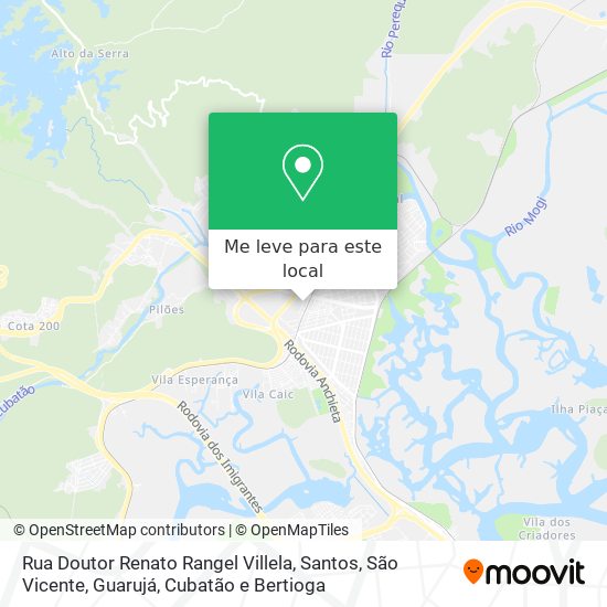 Rua Doutor Renato Rangel Villela mapa