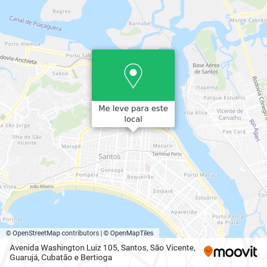 Avenida Washington Luiz 105 mapa