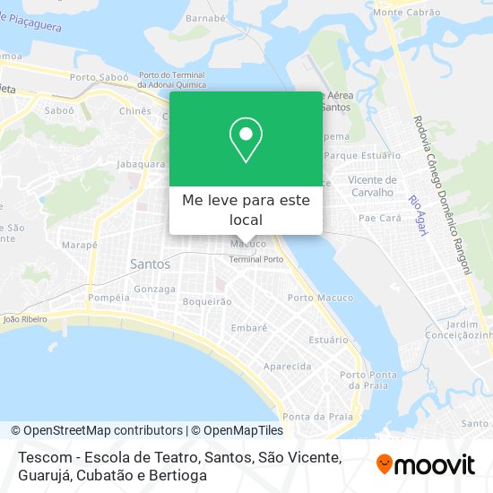 Tescom - Escola de Teatro mapa