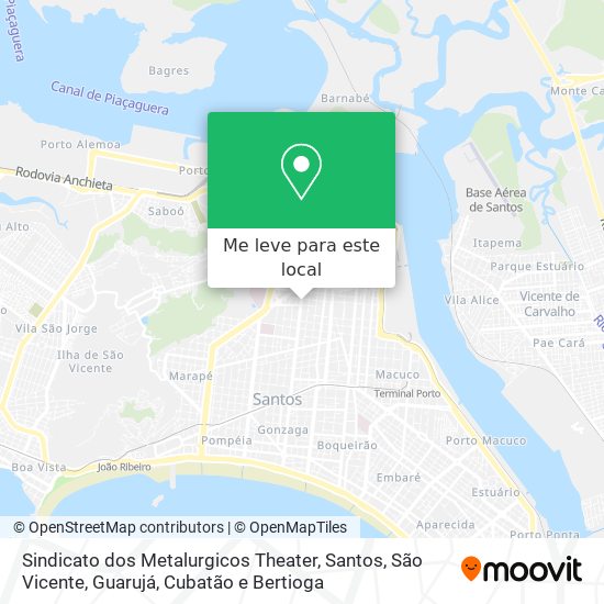 Sindicato dos Metalurgicos Theater mapa