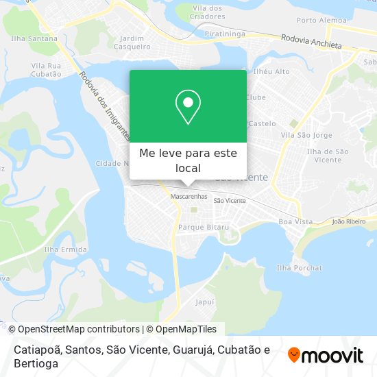 Catiapoã mapa