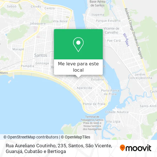 Rua Aureliano Coutinho, 235 mapa