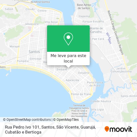 Rua Pedro Ivo 101 mapa
