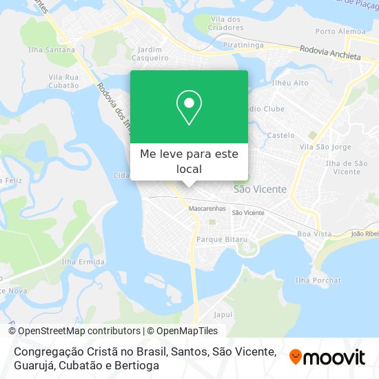 Congregação Cristã no Brasil mapa