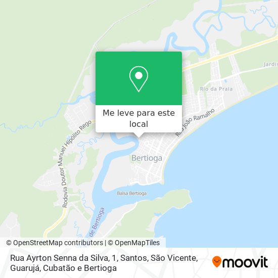 Rua Ayrton Senna da Silva, 1 mapa