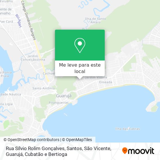 Rua Sílvio Rolim Gonçalves mapa