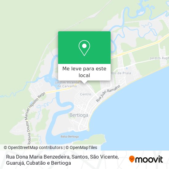 Rua Dona Maria Benzedeira mapa