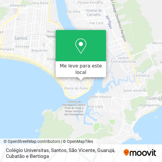 Colégio Universitas mapa