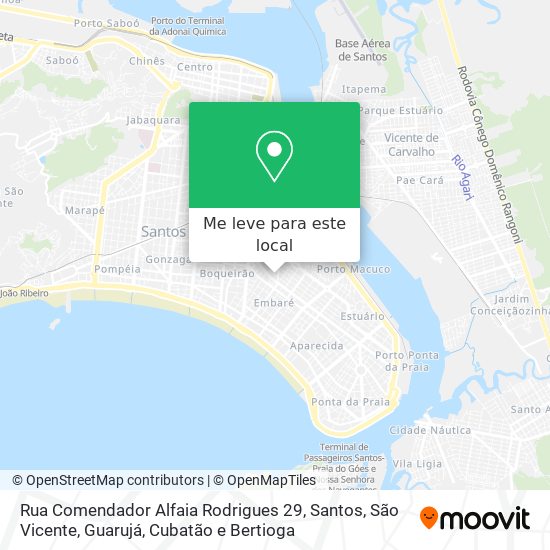 Rua Comendador Alfaia Rodrigues 29 mapa