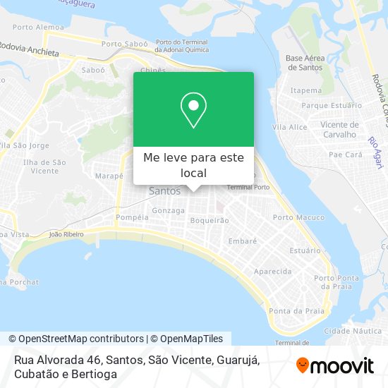 Rua Alvorada 46 mapa