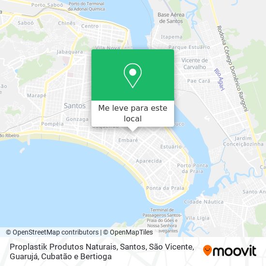 Proplastik Produtos Naturais mapa