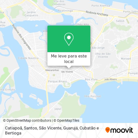 Catiapoã mapa