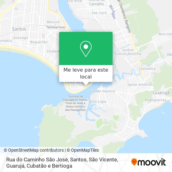 Rua do Caminho São José mapa
