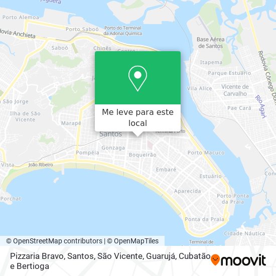 Pizzaria Bravo mapa