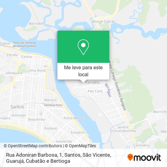 Rua Adoniran Barbosa, 1 mapa