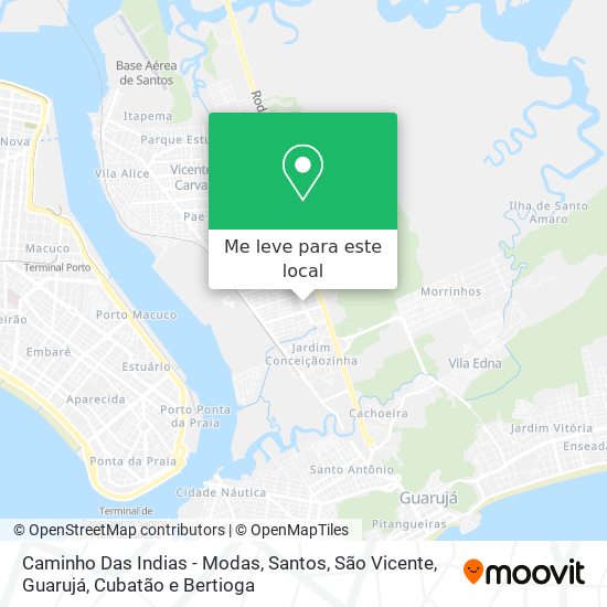 Caminho Das Indias - Modas mapa