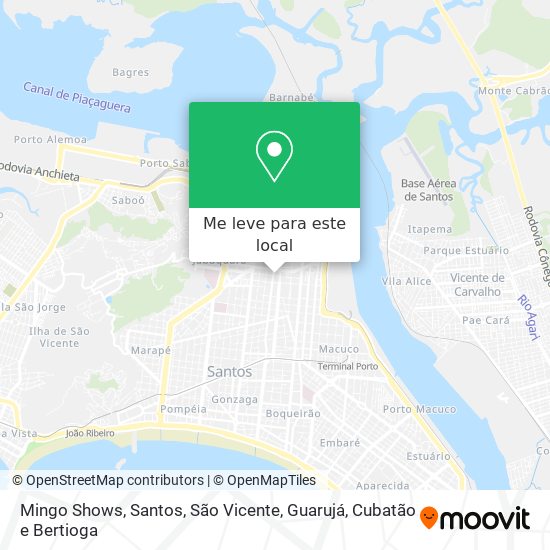 Mingo Shows mapa