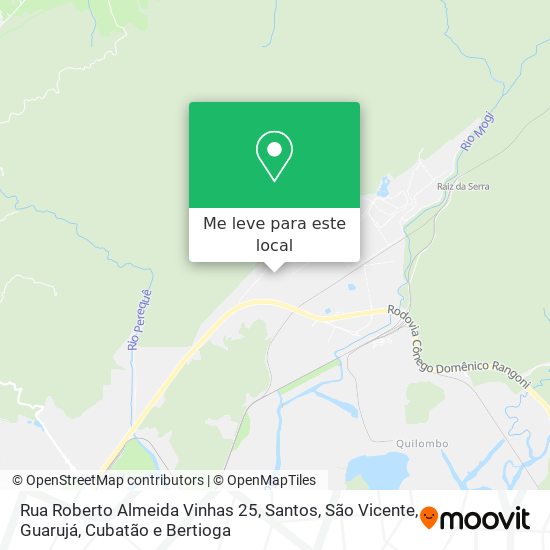 Rua Roberto Almeida Vinhas 25 mapa