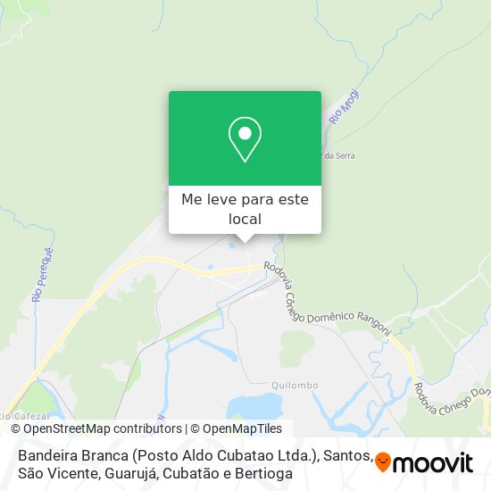 Bandeira Branca (Posto Aldo Cubatao Ltda.) mapa
