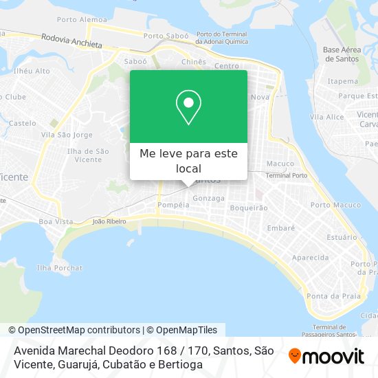 Avenida Marechal Deodoro 168 / 170 mapa