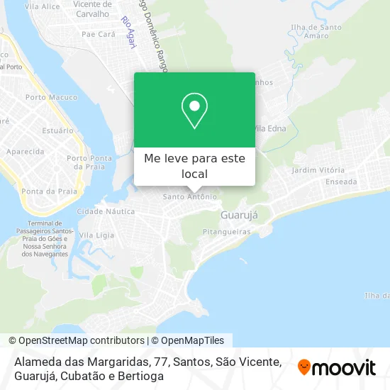 Alameda das Margaridas, 77 mapa
