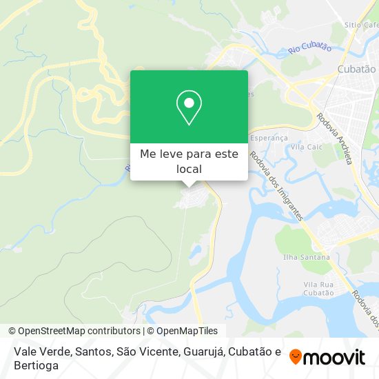Vale Verde mapa