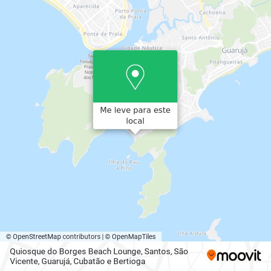 Quiosque do Borges Beach Lounge mapa