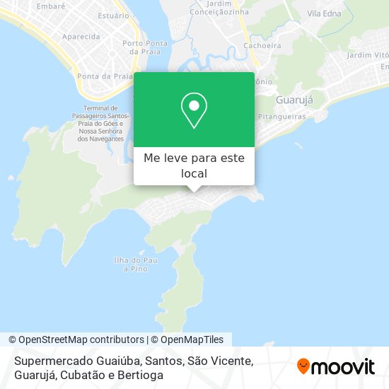 Supermercado Guaiúba mapa