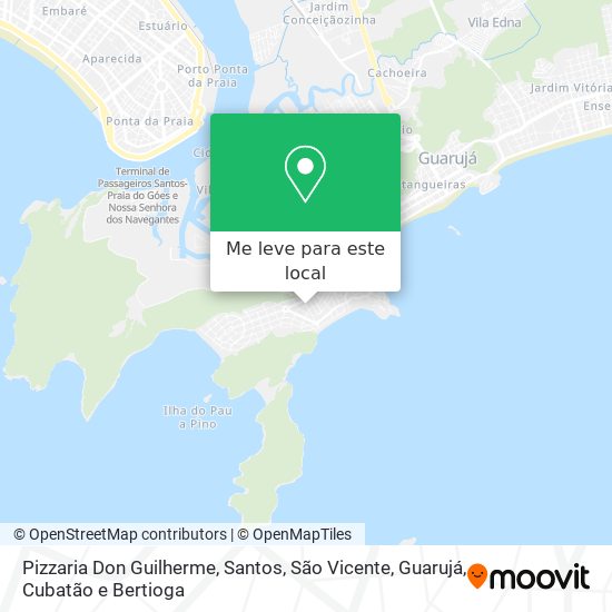 Pizzaria Don Guilherme mapa