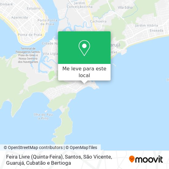 Feira Livre (Quinta-Feira) mapa