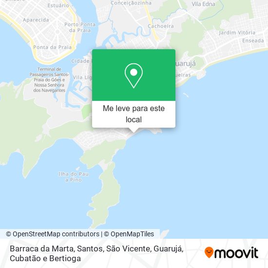 Barraca da Marta mapa