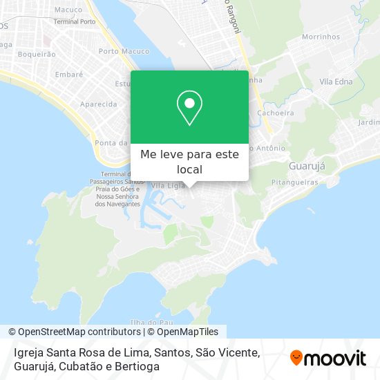 Igreja Santa Rosa de Lima mapa
