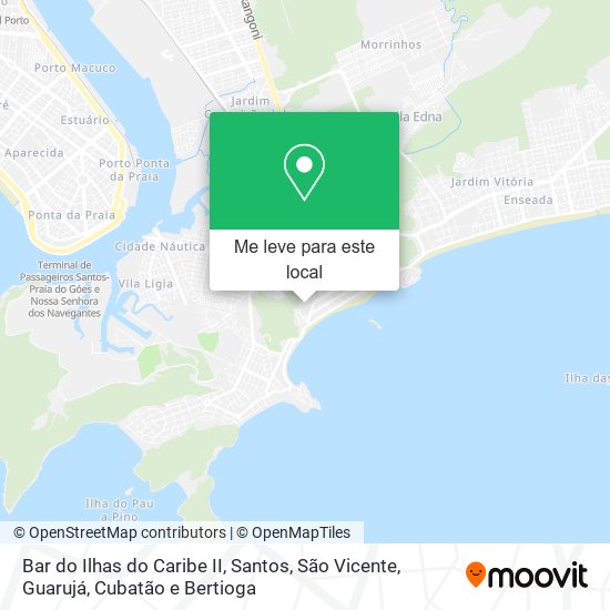 Bar do Ilhas do Caribe II mapa