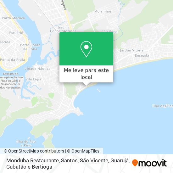 Monduba Restaurante mapa