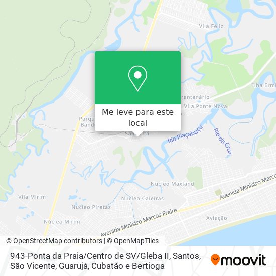 943-Ponta da Praia / Centro de SV / Gleba II mapa