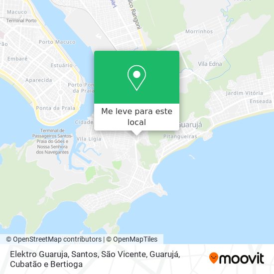 Elektro Guaruja mapa