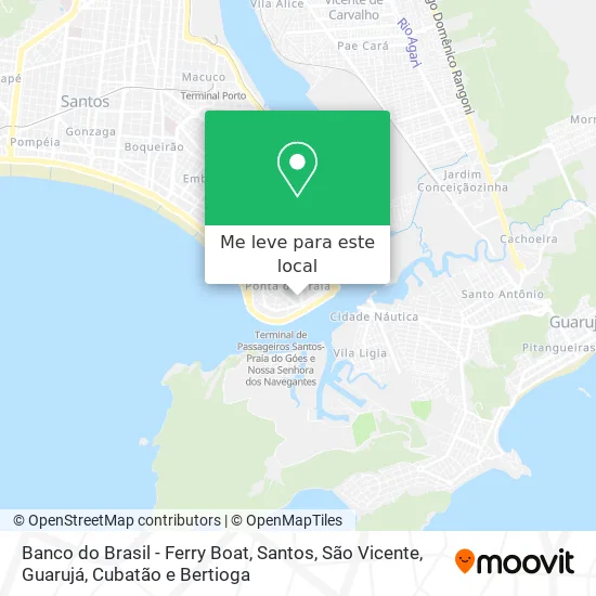 Banco do Brasil - Ferry Boat mapa
