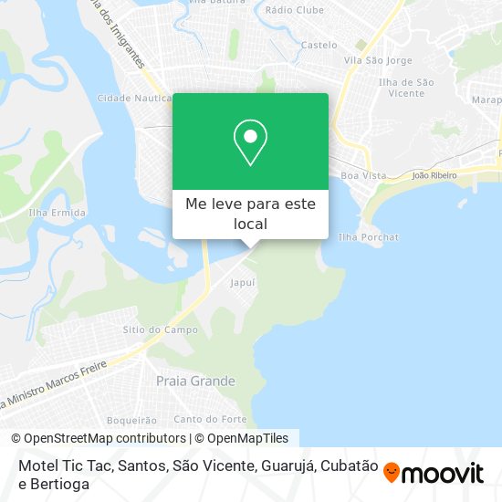 Motel Tic Tac mapa