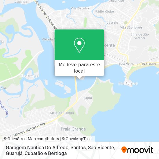 Garagem Nautica Do Alfredo mapa