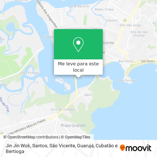 Jin Jin Wok mapa