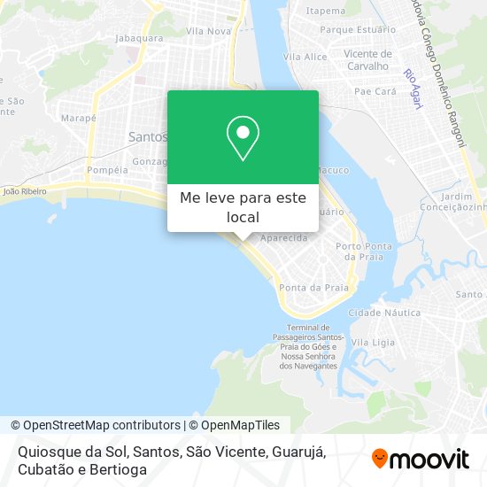 Quiosque da Sol mapa