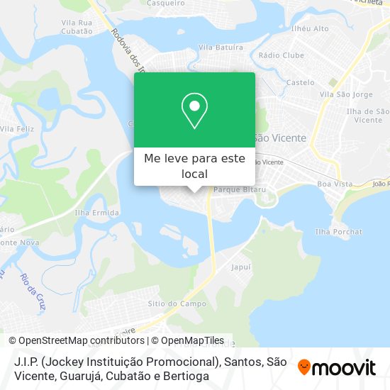 J.I.P. (Jockey Instituição Promocional) mapa